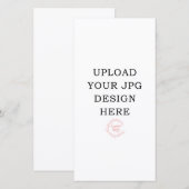 Gedrukte 4 x 8-inch weddenschapsprogramma's (Voorkant / Achterkant)