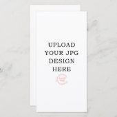 Gedrukte 4" x 8" trouwprogramma's (Voorkant / Achterkant)