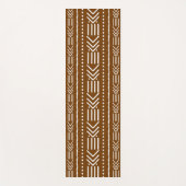 Gedrukte Afrikaanse Bogolan Designer Yoga Matt Yogamat (Voorkant)