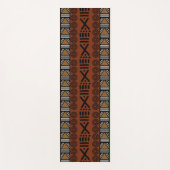 Gedrukte Afrikaanse Bogolan Designer Yoga Matt Yogamat (Voorkant)