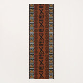 Gedrukte Afrikaanse Bogolan Designer Yoga Matt Yogamat (Achterkant)