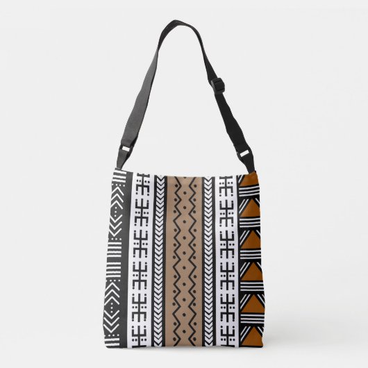 Gedrukte Afrikaanse Canvas tas voor het ontwerpen (Achterkant)