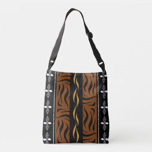 Gedrukte Afrikaanse Canvas tas voor het ontwerpen