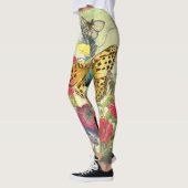 GEDRUKTE BLOEMVLINDERS EN LEGGINGS (Links)