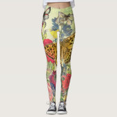 GEDRUKTE BLOEMVLINDERS EN LEGGINGS (Voorkant)