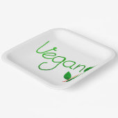 Gedrukte borden van Vegan Papieren Bordje (Gebogen)