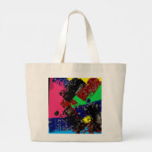 gedrukte canvas tas (Achterkant)