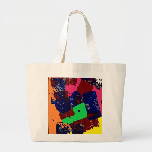 gedrukte canvas tas (Voorkant)