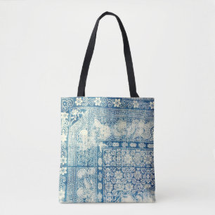 Gedrukte Canvas tas van Batik Indigo