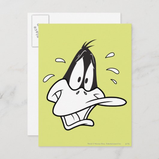 GEDRUKTE DAFFY DUCK™ BRIEFKAART (Voorkant / Achterkant)