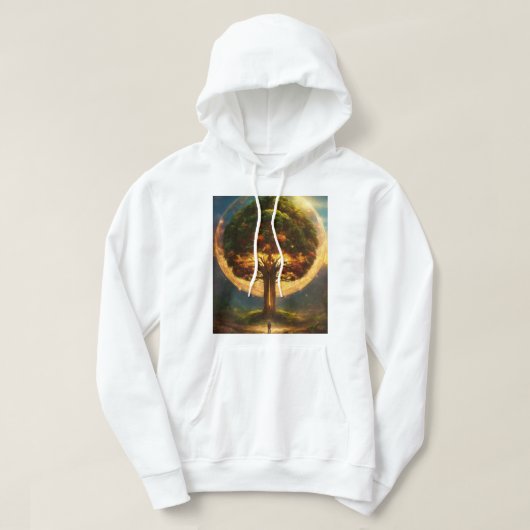 Gedrukte design hoodie (Design voorkant)