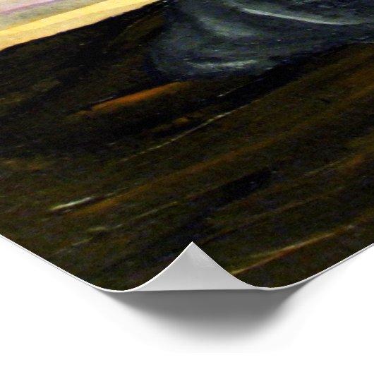 Gedrukte droomkoppen, afdrukken poster (Hoek)