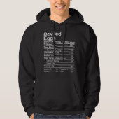 Gedrukte eieren hoodie (Voorkant)