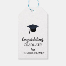 GEDRUKTE eindexamen cadeaukaartjes, eindexamen cad Cadeaulabel