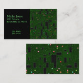 Gedrukte elektronische schakelkaart visitekaartje (Voorkant / Achterkant)