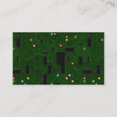 Gedrukte elektronische schakelkaart visitekaartje (Achterkant)