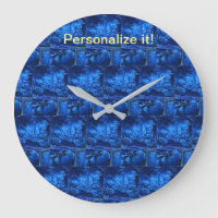 Gedrukte en gespiegelde psychedelische blauwdrukke