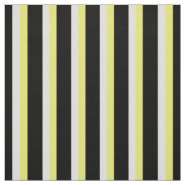 Gedrukte fabric, in zwart-wit en geel stof