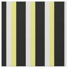 Gedrukte fabric, in zwart-wit en geel