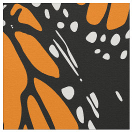 Gedrukte fabric, in zwart-wit en Oranje Stof