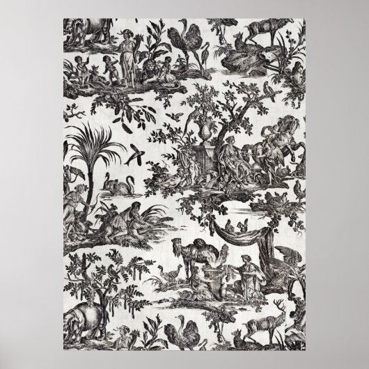 Gedrukte fabric poster (Voorkant)