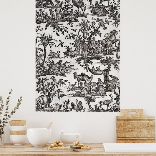 Gedrukte fabric poster (Keuken)