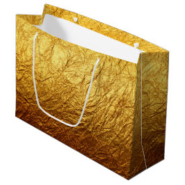Gedrukte Faux Gouden Folie Moderne Huwelijkspartij Large Cadeautasje