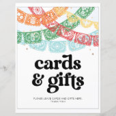 Gedrukte Fiesta Kaarten & Cadeaubordje (Voorkant)