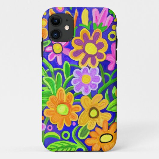 Gedrukte Floral Case-Mate iPhone Case (Achterkant)