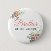 Gedrukte Floral Ronde Button 5,7 Cm (Voorkant)