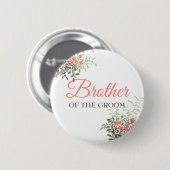 Gedrukte Floral Ronde Button 5,7 Cm (Voorkant /achterkant)