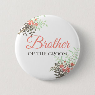 Gedrukte Floral Ronde Button 5,7 Cm