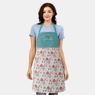 Gedrukte Floral Schort