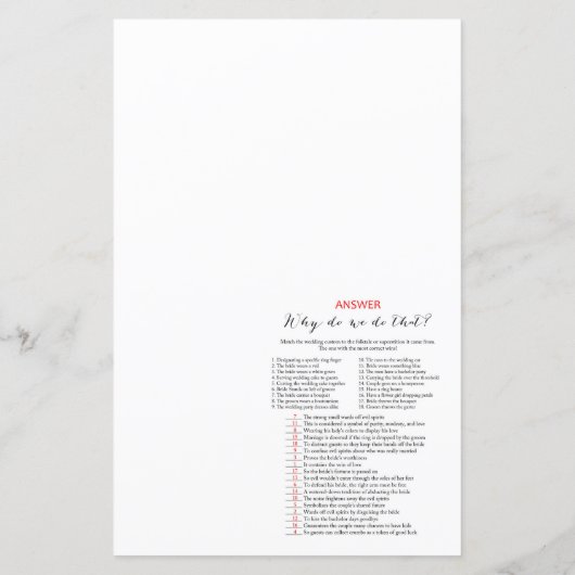 Gedrukte game over het Vrijgezellenfeest van het Z (Achterkant)