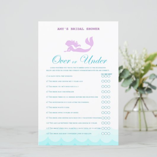 Gedrukte game over het Vrijgezellenfeest van het Z (Staand voorkant)