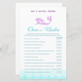 Gedrukte game over het Vrijgezellenfeest van het Z (Voorkant / Achterkant)