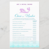 Gedrukte game over het Vrijgezellenfeest van het Z (Voorkant)