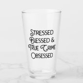 Gedrukte Gezegelde en True Crime geobsedeerd Glas (Voorkant)