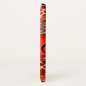 GEDRUKTE GIRAFFE RODE RUBY GEMSTONE MONOGRAM, Case-Mate iPhone CASE (Achterkant / rechts)