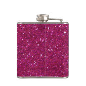 Gedrukte Glitzy Sparkly Diamond Music Note Heupfles (Achterkant)