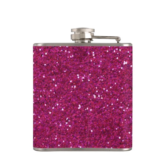 Gedrukte Glitzy Sparkly Diamond Music Note Heupfles (Achterkant)