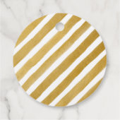 Gedrukte Gold Love is Sweet Wedding Bedankjes Labels (Achterkant)