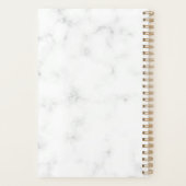 Gedrukte gouden vlinder planner (Achterkant)