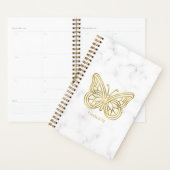 Gedrukte gouden vlinder planner (Display)