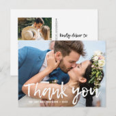 Gedrukte handfoto's met briefing Weddenschap Briefkaart (Voorkant / Achterkant)