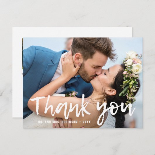 Gedrukte handfoto's met briefing Weddenschap Briefkaart (Voorkant / Achterkant)