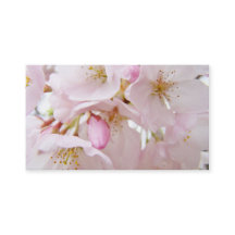 Gedrukte Happy Visitekaartjes bloesems Afscheid