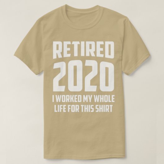 Gedrukte hardnekkige pensionering 2018 t-shirt (Design voorkant)