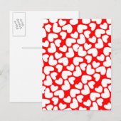 Gedrukte harten 2014 briefkaart (Voorkant / Achterkant)