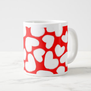 Gedrukte harten 2014 grote koffiekop